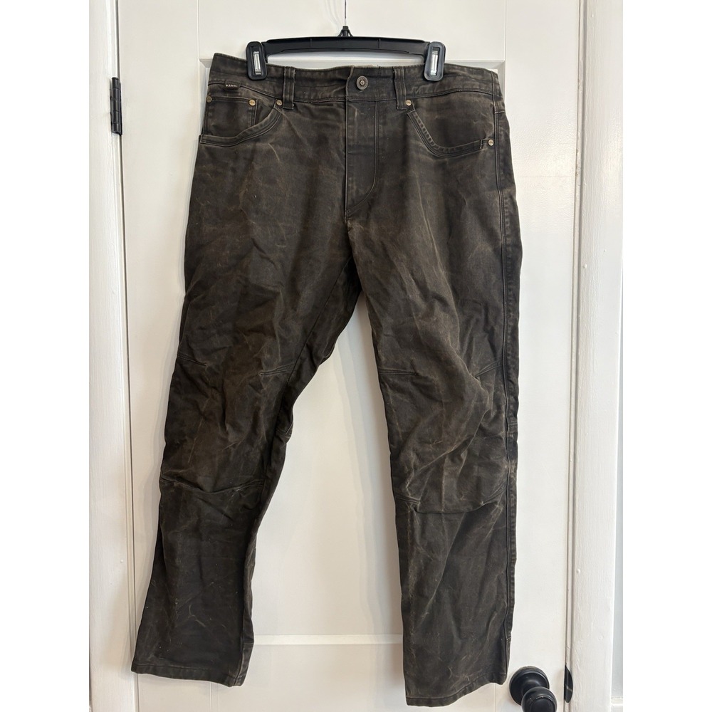 Kuhl Men's 36x30 (34x30) Brown Free Rydr Outdoor Hiking Pants Vintage Patina Dye
